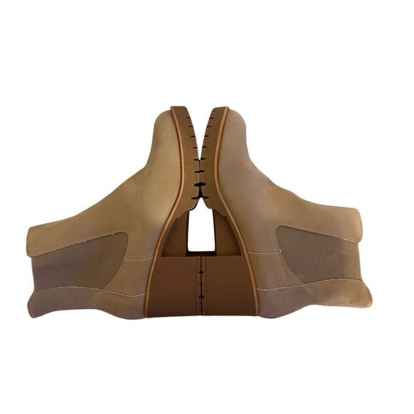 Brand New Mia Amore Letty Lug Sole Chelsea Chunky Ankle Boots in Stone Size 10 - Picture 13 of 13